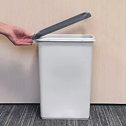 Відро для сміття MBM My Home 12 л сіре (BIN-02 12L GRAY) - мініатюра 8