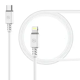 Дата кабель USB-C to Lightning 1.2m CB-TL11 white Piko (1283126504037)