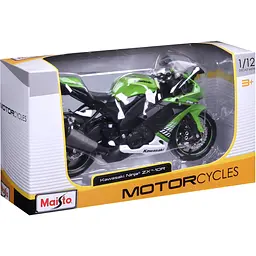 Мотоцикл іграшковий Maisto Kawasaki Ninja ZX-10R в масштабі 1:12 (31101-10011) - мініатюра 10