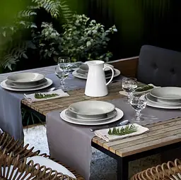 Тарілка Costa Nova Friso 22 см біла (560673991521) - мініатюра 4