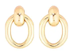 Сережки Xuping пусети позолота 18K "Декоративні кільця" 285900