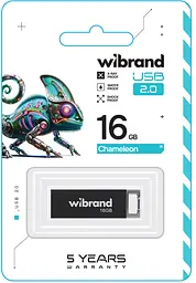USB Flash Wibrand USB 2.0 Chameleon 16Gb Black - мініатюра 2