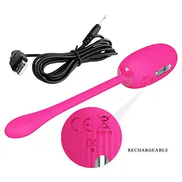 Віброяйце Pretty Love Doreen Vibrating Egg Pink, 19 см рожевий - мініатюра 14