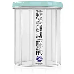 Ємність НАРОДНИЙ ПРОДУКТ для сипучих продуктів 2л м'ятна кришка 98м