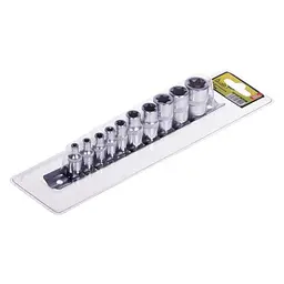 Набір головок торцевих зовнішній торкс Alloid 1/4"-3/8" DR Е4-Е18 10 шт (НГЕ-418Б)