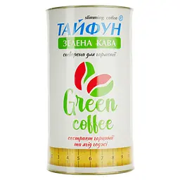 Кава зелена Тайфун ФБТ Екстракт ягід годжі та гарцинії, для схуднення, 100 г (662853)