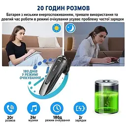 Гарнітура Bluetooth New Bee LC-B45 Gold + чохол - мініатюра 5