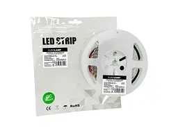 Світлодіодна стрічка EUROLAMP 9,6W/m 5м біла (холодна) LED 60 діодів/м, 24V, - мініатюра 4