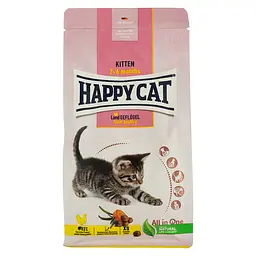 Сухий корм для кошенят Happy Cat Kitten Land Geflügel, зі смаком птиці, 300 г - мініатюра 2