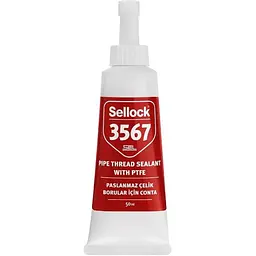 Герметик фіксатор трубної різьби Sellock 3567 тюбик V=50 мл з PTFE (20V248)