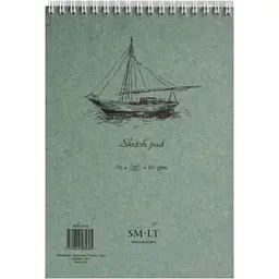 Альбом для ескізів на спіралі SM-LT Art Authentic 90г/м2 70л білий колір