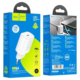 МЗП Hoco N22 Jetta PD25W (1USB-C) Білий - мініатюра 6