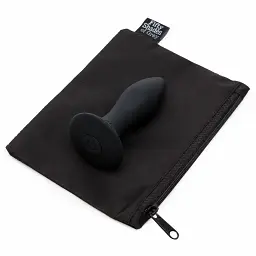 Анальна пробка з вібрацією Fifty Shades of Grey 8.5 см (чорний) - мініатюра 4