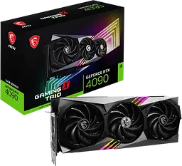 Відеокарта GeForce RTX 4090 24GB MSI Gaming X Trio (RTX 4090 GAMING X TRIO 24G) Б/В