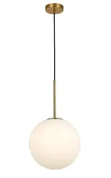 Світильник люстра підвісна в стилі лофт куля Levistella 9163425-1 BRZ+WH