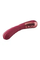 Вібратор Dream Toys Dinky Single Vibrator Jaimy D, 19,4 см бордовий - мініатюра 3