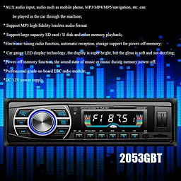 Автомагнітола XPRO 1DIN MP3-8506BT RGB Bluetooth 2.0 (MER-12631_552) - мініатюра 9