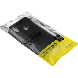 Чохол-накладка Toto TPU Carbon Fiber 1.5 mm Case HuAwei Y6 2019 Black - мініатюра 2
