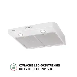 Витяжка плоска Perfelli PL 5002 W LED - мініатюра 3