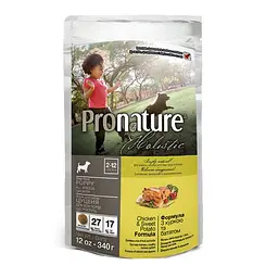 Сухий корм Pronature Holistic Puppy Chicken&Sweet Potato 0.34 кг з куркою та бататом