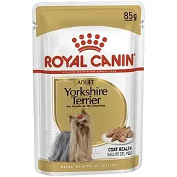 Набір вологий корм  Royal Canin Yorkshire Adult для дорослих собак породи Йоркширський тер'єр 1.02 кг (12 шт. х 85 г) - мініатюра 2