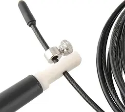 Скакалка швидкісна Power System PS-4033 2.8 м, Black - мініатюра 3