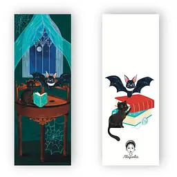 Закладки для книг Люцинка "Кажан та Кошеня. Читання" 1 шт. (ЛК000000039) (2000000000039) - мініатюра 2