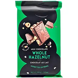 Уцінка. Шоколад молочний Cachet Hazelnut з лісовим горіхом 300 г
