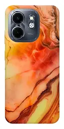 Чохол Demsky Червоний корал мармур для Infinix Smart 9 4G/Hot 50i