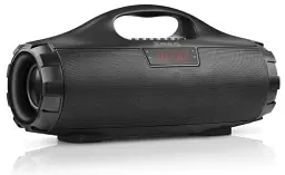 Колонка портативна 2.0 Real-El X-731 Black, 2 x 9 Вт пластиковий корпус, Bluetooth, MicroSD/USB рідер, FM-приймач, живлення від акумулятора, 3600мАхгод