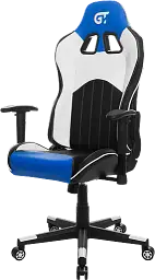 Геймерське крісло GT Racer чорне з синім та білим (X-5813 Black/Blue/White) - мініатюра 9