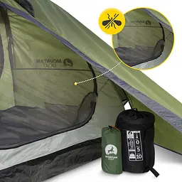 Намет туристичний Mountain Goat Prime Duo 2-місний Olive (P-5905973406567) - мініатюра 5