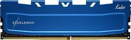 Модуль пам'яті DDR4 4Gb Exceleram Kudos Blue 2133 MHz (EKBLUE4042114A) Б/в