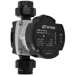Насос циркуляційний енергоощадний Optima PRIME UPMH 25-90AUTO 130 мм + гайки
