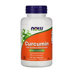 Травы Now Foods Куркумин, Curcumin, 60 капсул (NOW-04638)
