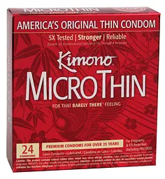 Упаковка презервативів 24шт Kimono MicroThin