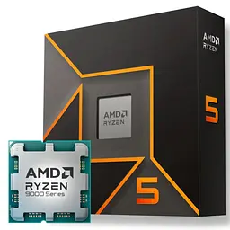 Процесор AMD Ryzen 5 9600X WOF (100-100001405WOF) (Socket AM5, 12T, 5.4 ГГц, Box)