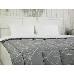 Ковдра Руно 140х205 см силіконова сіра (321.52_Crystal Grey demi) - мініатюра 4