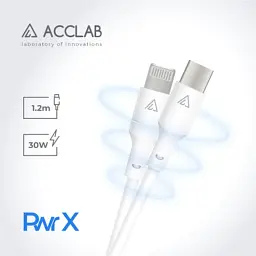 Дата кабель USB-C to Lightning 1.2m PwrX 30W ACCLAB (1283126559556) - миниатюра 3