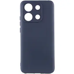 Чохол TPU GETMAN Liquid Silk Full Camera для Xiaomi Redmi Note 13 Pro 4G / Poco M6 Pro 4G / Note 14S Синій / Midnight Blue
