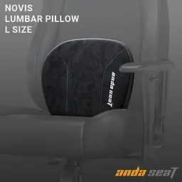 Поперекова подушка для крісла Anda Seat Novis Lumbar Pillow Black Size L - мініатюра 2