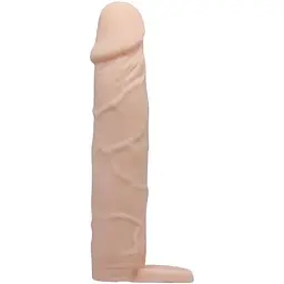 Насадка Pretty Love Penis Sleeve BI-026227, Телесный - мініатюра 4