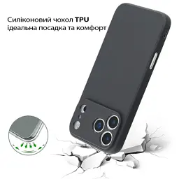 Чохол до мобільного телефона BeCover Apple iPhone 17 Pro Black (713760) - мініатюра 4
