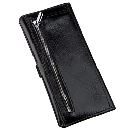 Чоловічий шкіряний гаманець SHVIGEL 19,5х9,5х1 см acs0016056 - мініатюра 2