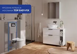 Унітаз підвісний Cersanit Luna CleanOn із сидінням duraplast Soft Close S701-871, Білий - мініатюра 3