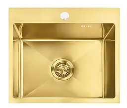 Кухонна мийка Rea Leo 50 500x450 мм brushed gold ZLE-06004