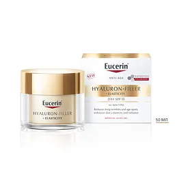 Денний крем Eucerin Hyaluron-Filler + Elasticity SPF 15 для біоревіталізації та підвищення пружності шкіри 50 мл - мініатюра 8