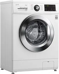 Пральна машина LG з фронтальним завантаженням F2J3WS2W, 6,5кг, 1200, A+++, Пар, глибина 44см, Дисплей, Інвертор, Білий (F2J3WS2W) - мініатюра 2