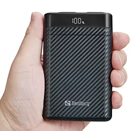 УМБ Sandberg 10000mAh 20W PD Survivor Nano Powerbank 2xUSB-C IN/OUT, IPX8 - мініатюра 5