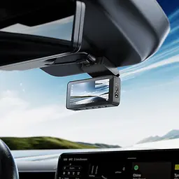 Автомобільний відеореєстратор Hoco DV12 with rear camera Silvery Gray (640176) - мініатюра 8